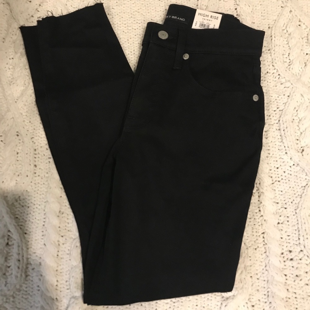 Lucky brand-high rise skinny jeans- size 25